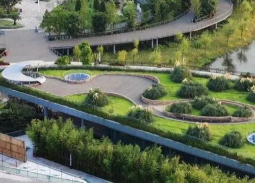 公共绿化-遂宁市河东新区五彩缤纷路